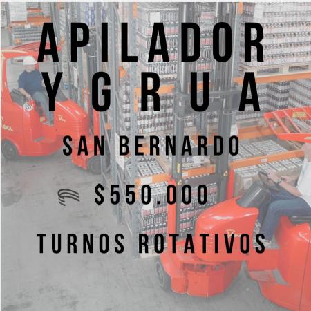 APILADOR Y GRUA HORQUILLA 550.000