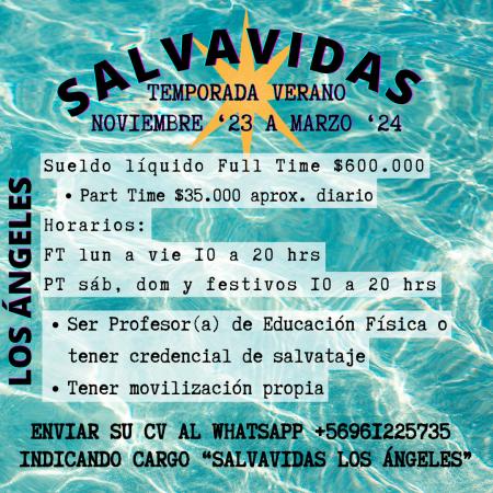 SALVAVIDAS FULL TIME - LOS ÁNGELES