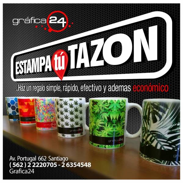 TAZONES IMPRESOS PERSONALIZADOS