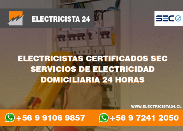 ELECTRICISTA A DOMICILIO 24 HORAS