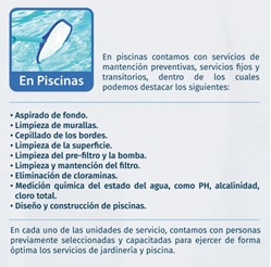 SERVICIO DE MANTENCION DE PISCINAS