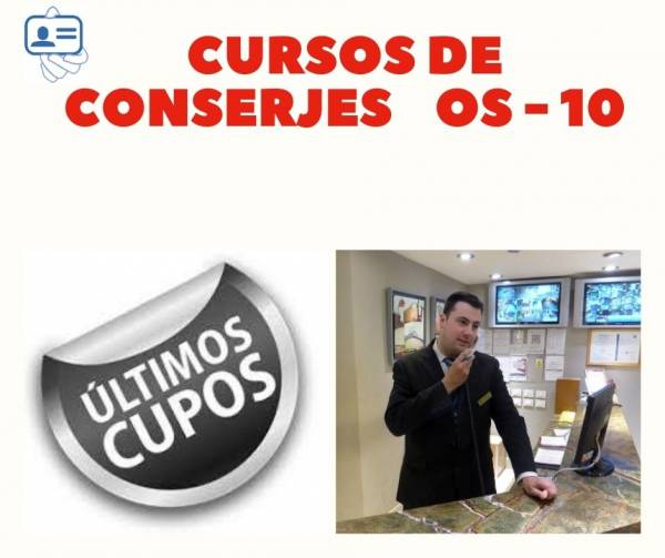 CURSO DE CONSERJES OS 10 