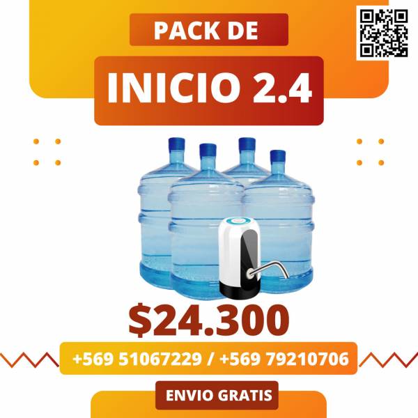 AGUA PURIFICADA / PACK INICIO 2.4