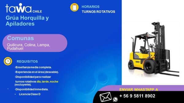 OPERADORES GRÚA HORQUILLA Y APILADORES