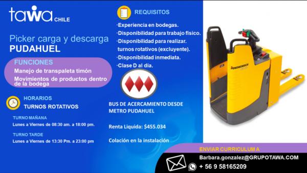 PICKER CARGA Y DESCARGA