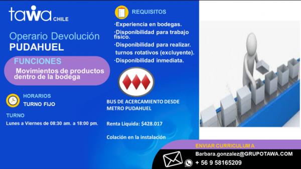 OPERARIO DEVOLUCION