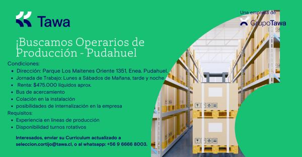 OPERARIOS DE PRODUCCIÓN