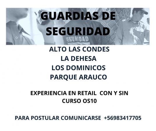 GUARDIAS DE SEGURIDAD TIENDAS RETAIL 