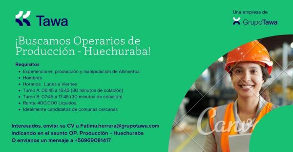 OPERARIOS DE PRODUCCIÓN 