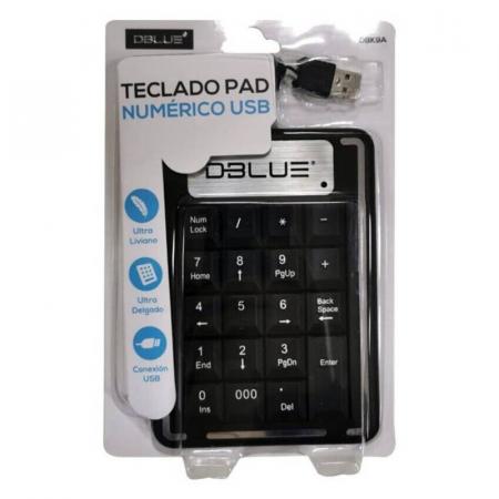 TECLADO PAD NÚMERICO USB DBLUE