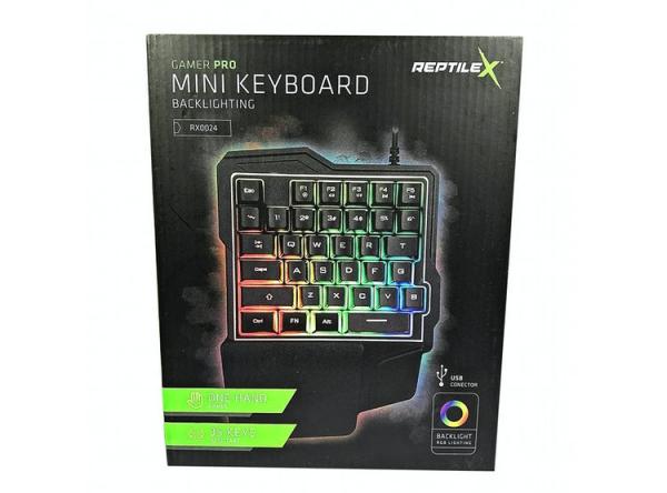 MINI TECLADO GAMER ONE HAND REPTILEX