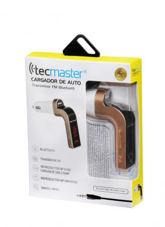 CARGADOR DE AUTO TECMASTER