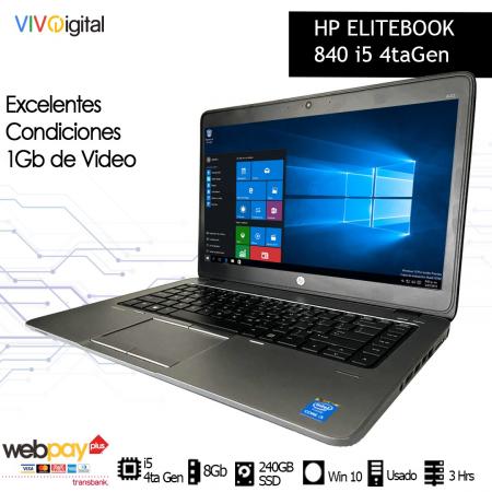 HP 840 USADO 8GB RAM | I5 4TA | 240 SSD