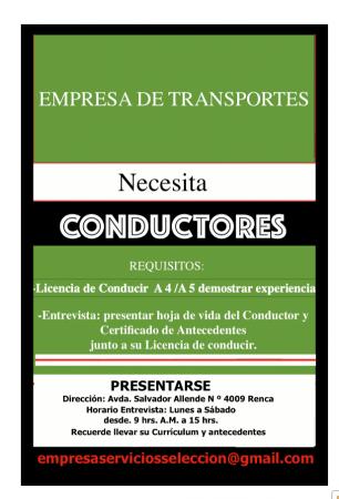 CONDUCTORES A4 / A 5