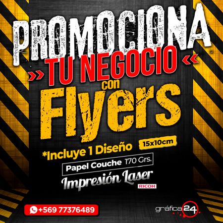 PROMOCIONA TU NEGOCIO CON FLYER 