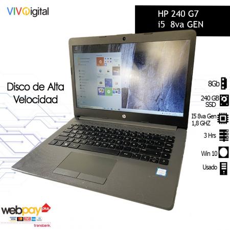 NOTEBOOK HP 240 G7 USADO | I5 8VA GEN 