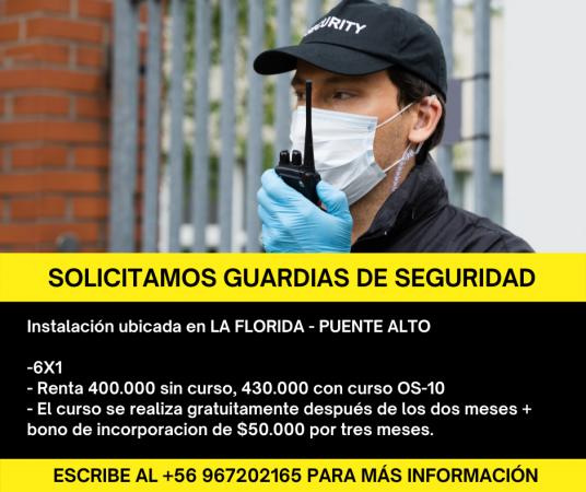 GUARDIA DE SEGURIDAD PARA SUPERMERCADOS