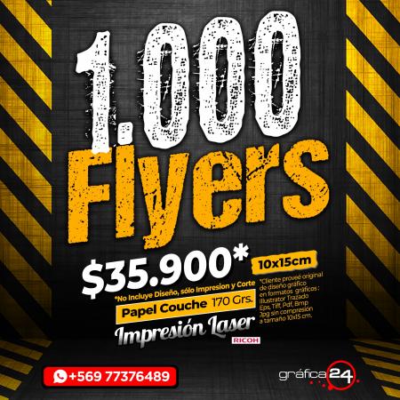 FLYER, VOLANTES PUBLICITARIOS $35.900