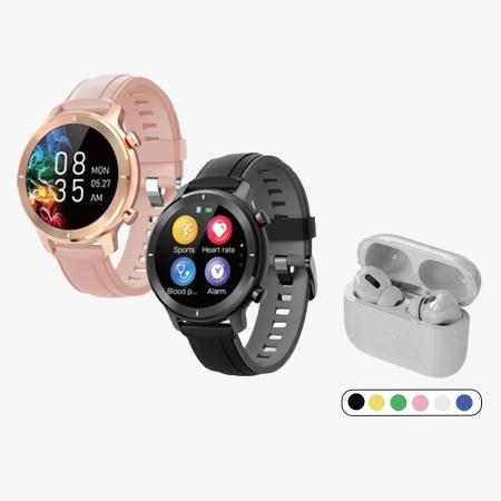 SMARTWATCH R4 + AUDÍFONOS INDPODS 13
