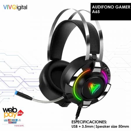 AUDÍFONOS GAMER A65 DIADEMA 