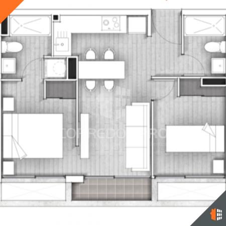 DEPTO NUEVO DE 2D+1B M PARQUE ALMAGRO