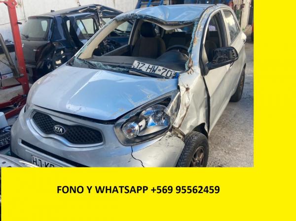 KIA MORNING 2015 CHOCADO CIRCULANDO