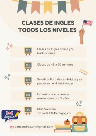 CLASES DE INGLÉS Y TRADUCCIONES