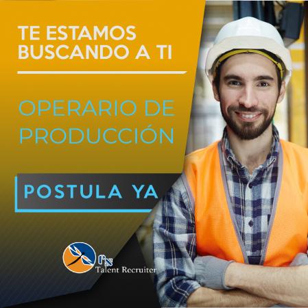 SE NECESITAN OPERARIOS DE PRODUCCION QUILICUEA