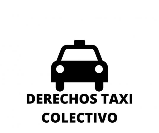 VENDO DERECHOS DE TAXI-COLECTIVO