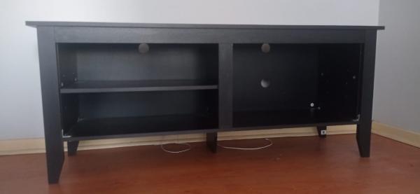 VENDO RACK NEGRO DE MADERA
