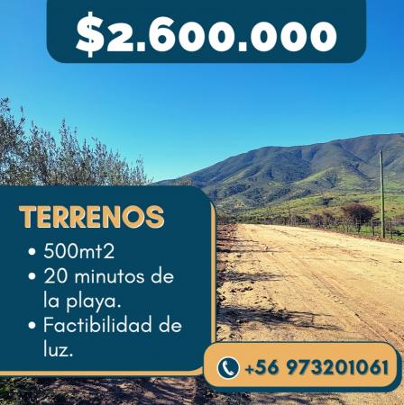 TERRENOS ECONÓMICO CAMPO Y PLAYA