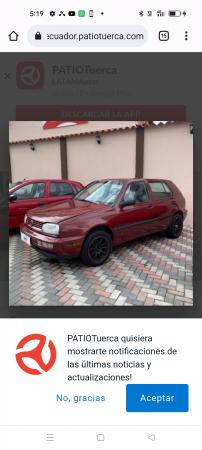 VENDO AUTO VOLKSWAGEN GOLF CATALÍTICO+ 