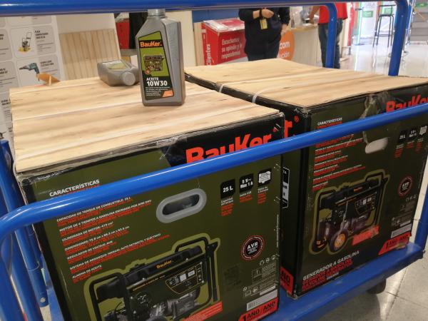 GENERADOR ELÉCTRICO BAUKER BENCINERO 6000W NUEVO