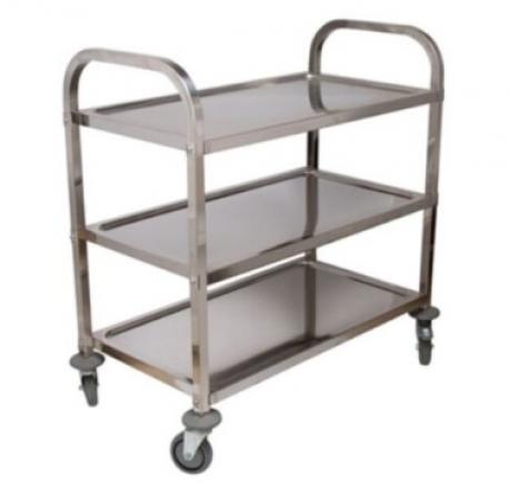 CARRO DE APOYO MULTIUSOS ACERO INOX. 