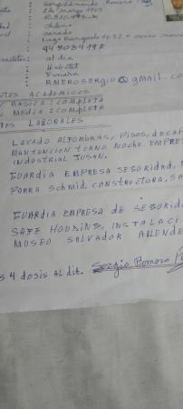 YO BUSCO TRABAJO COMO AUXILIAR ASEO