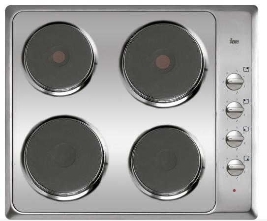 ENCIMERA DE ACERO INOXIDABLE DE 4 QUEMAD
