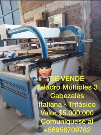 TALADRO MÚLTIPLE DE 3 CABEZALES