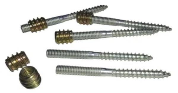 PACK TUERCA INSERTO M6 X 12 MM + PERNOS.