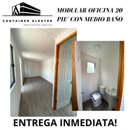 Container Oficina 20 Pie Con Medio Baño