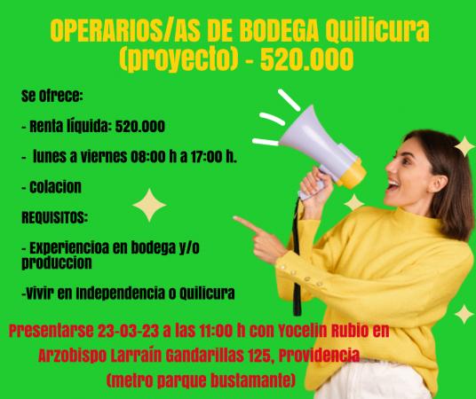 Op. De Bodega - Proyecto