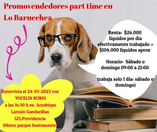 Promovendedores Part Time 