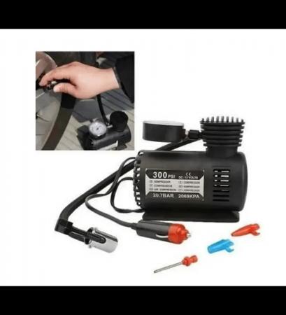 MINI COMPRESOR AIRE AUTO 12V   300P