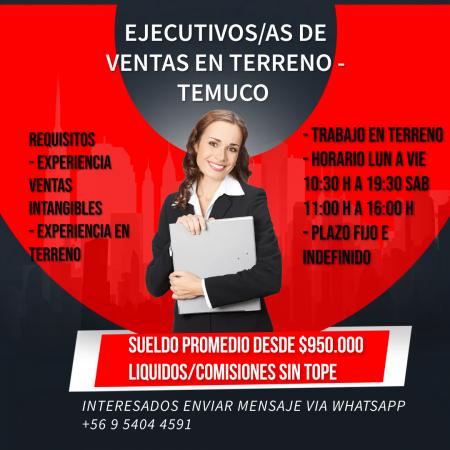 Ejecutivos/as De Ventas - Temuco