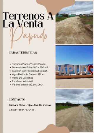 TERRENOS A LA VENTA QUINTA REGION 