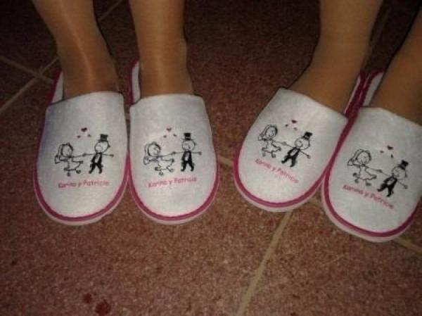 PANTUFLAS PERSONALIZADAS, RECUERDOS, CUMPLEAÑOS