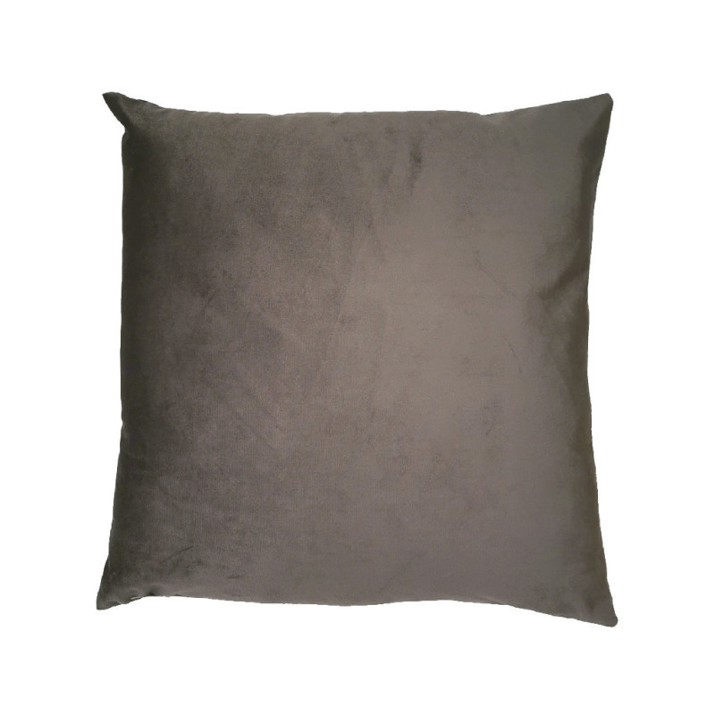 Cojín Terciopelo Gris - Zahr