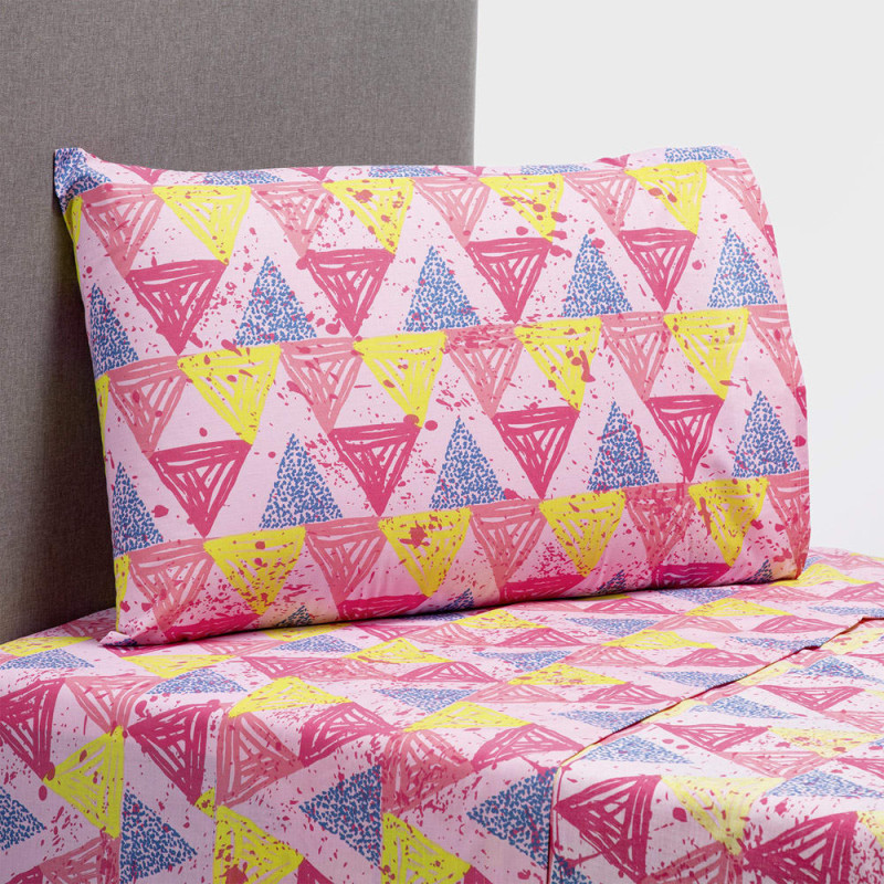 Sábanas Estampadas Diseño 02 144 Hilos 1,5 Plazas - Zahr