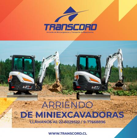 ARRIENDO MINIEXCAVADORA