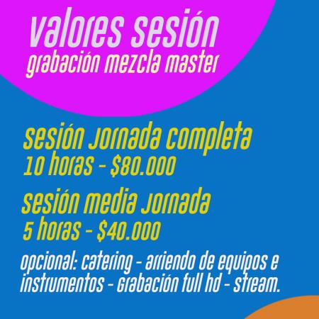 ESTUDIO DE GRABACIÓN / MEZCLA / MASTER