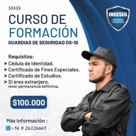 CURSO DE FORMACION PARA GUARDIAS DE SEGURIDAD